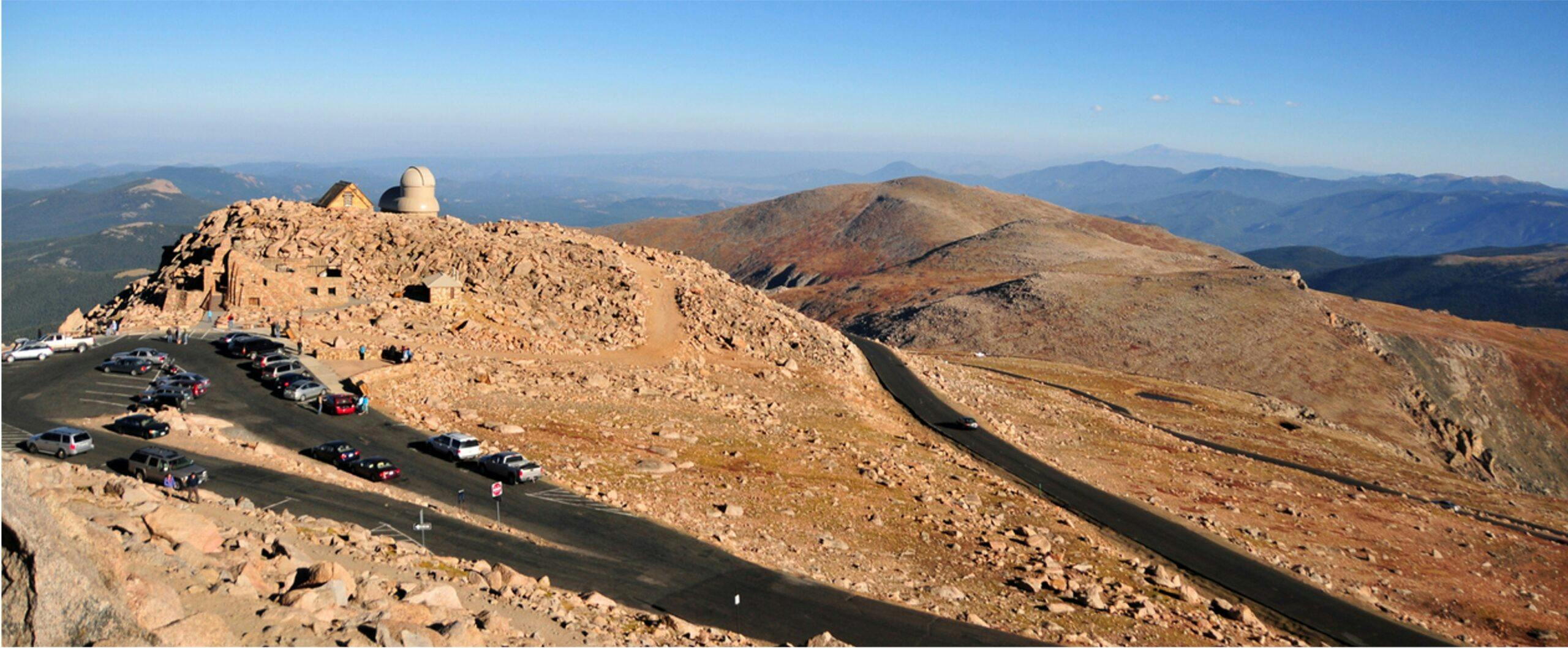 The majestic Mount Evans Scenic Byway